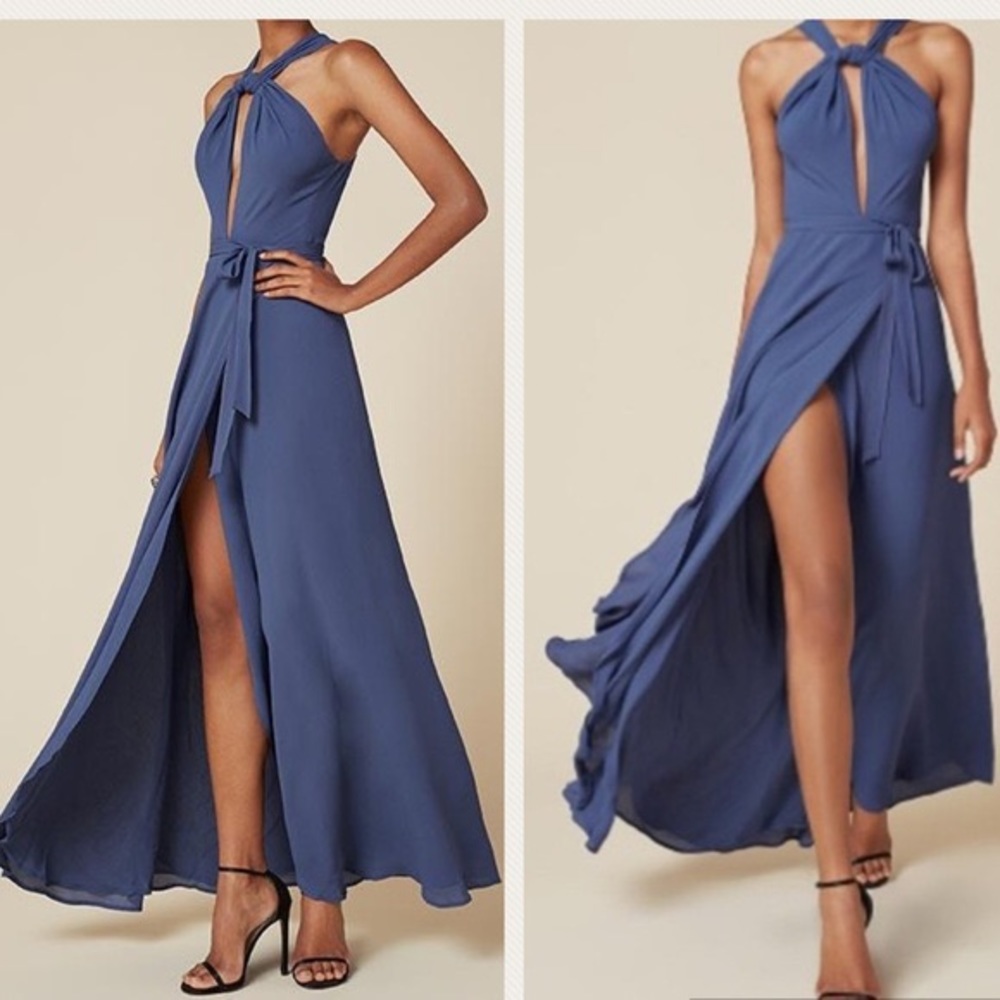 NWT Reformation Sol Dress -M-Bluebird